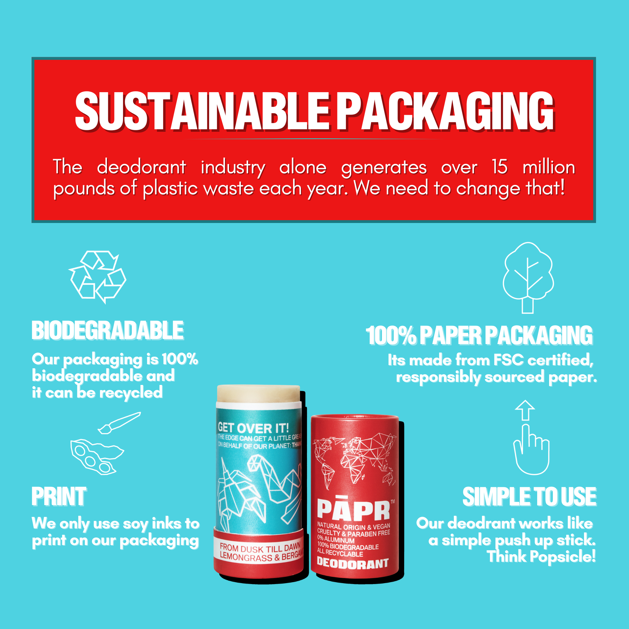 From Dusk Till Dawn Deodorant- Vegan, Aluminum Free