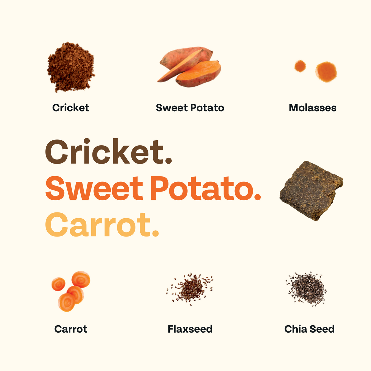 Cricket & Sweet Potato Jerky Dog Treats, 2 Pack