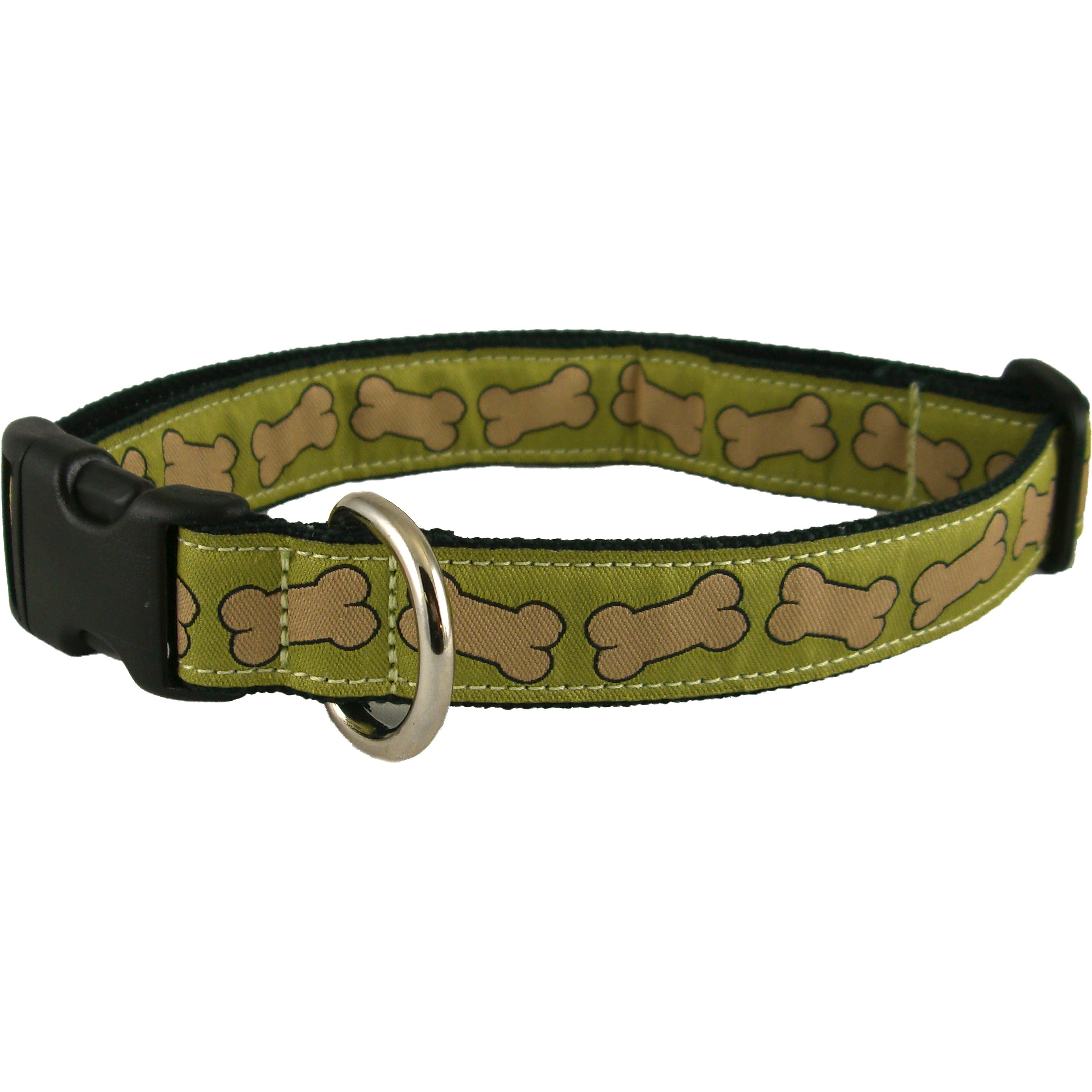 Hemp Dog Collar Pistachio Bones