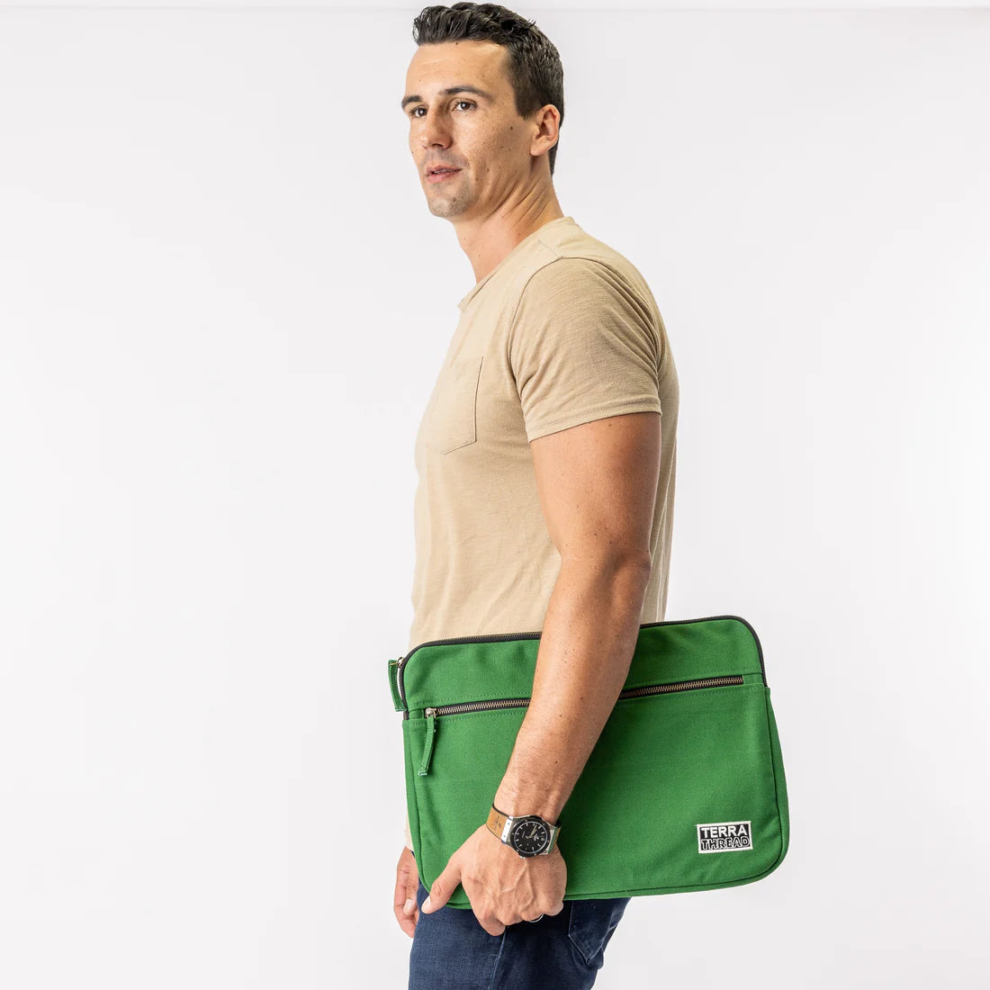 Organic Cotton Laptop Sleeve 15 in