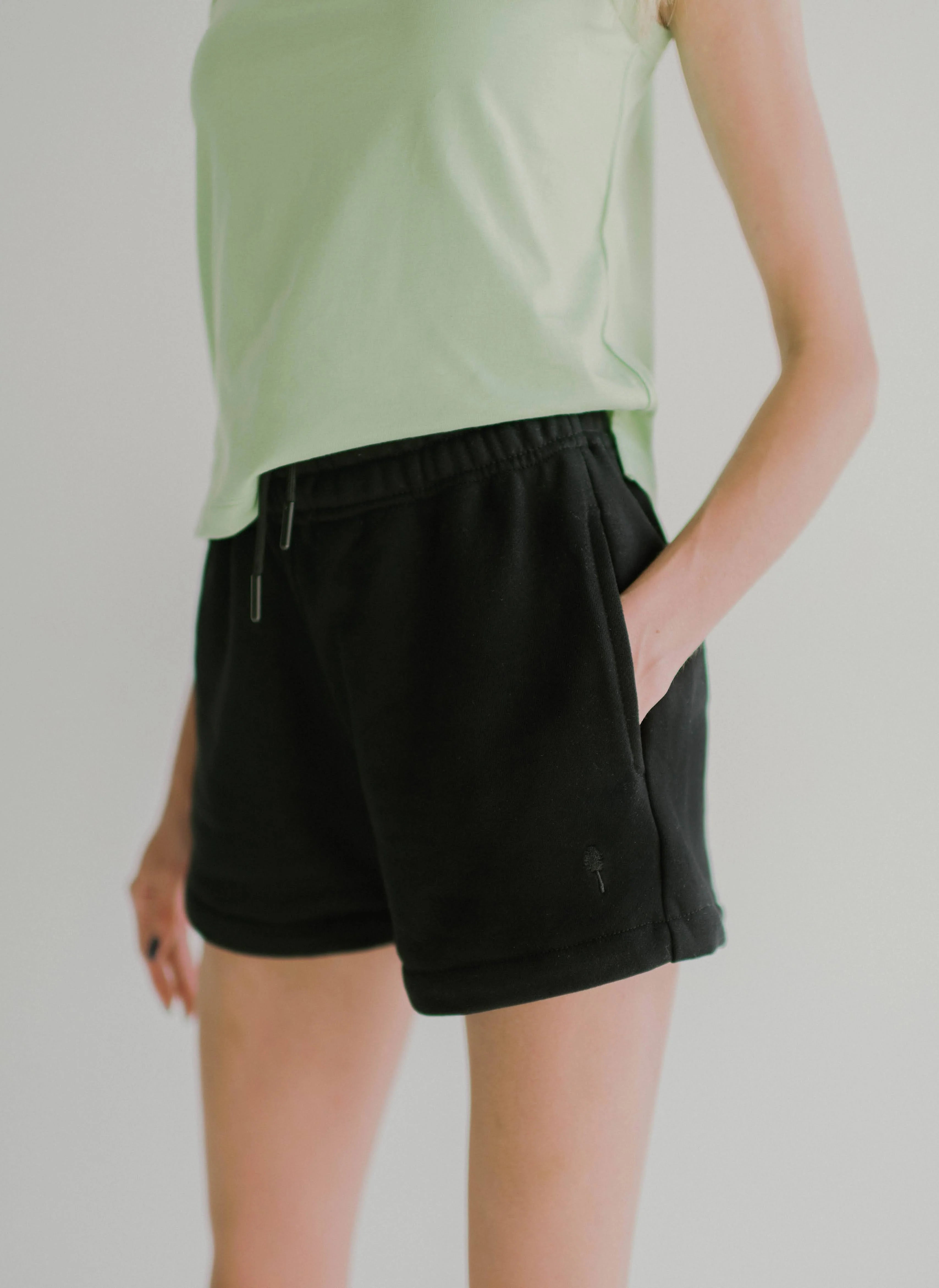 Women’s Organic Cotton Cozy Shorts by Livelihood – Lightweight, Relaxed Fit