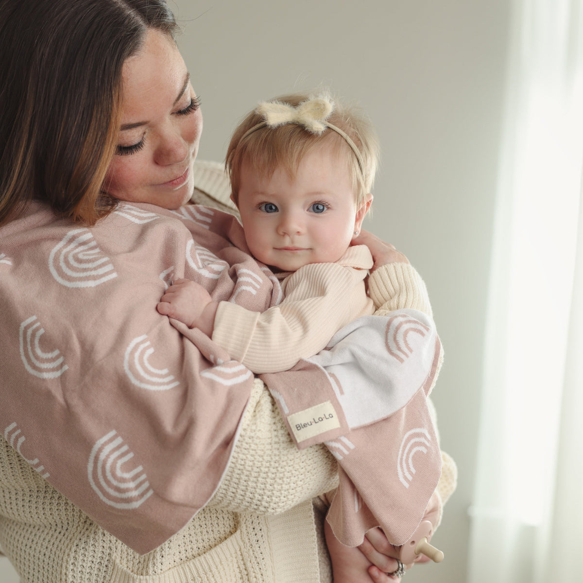 Whimsy Cotton Knit Baby Blanket
