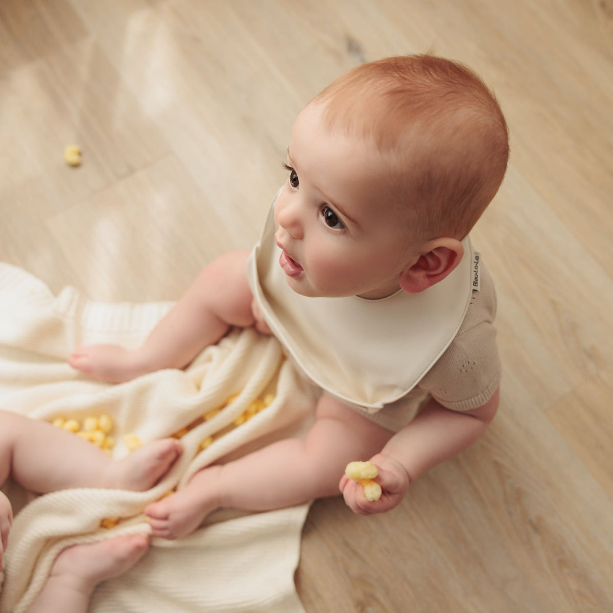 Classic Vegan Leather Baby Bib Set