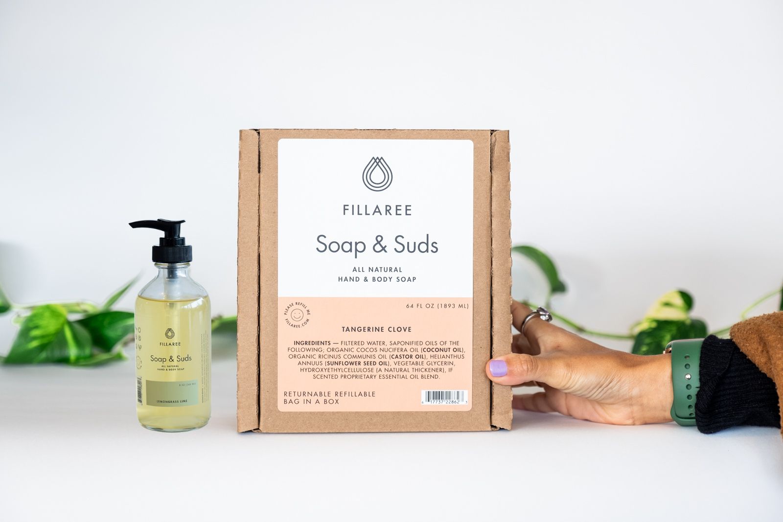 Refillable Hand & Body Soap