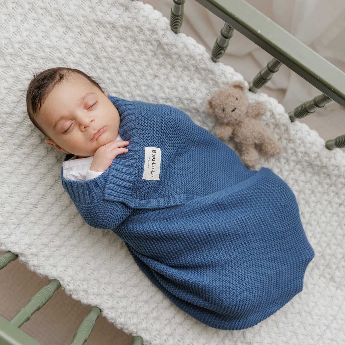 Heritage Organic Cotton Knit Baby Blanket