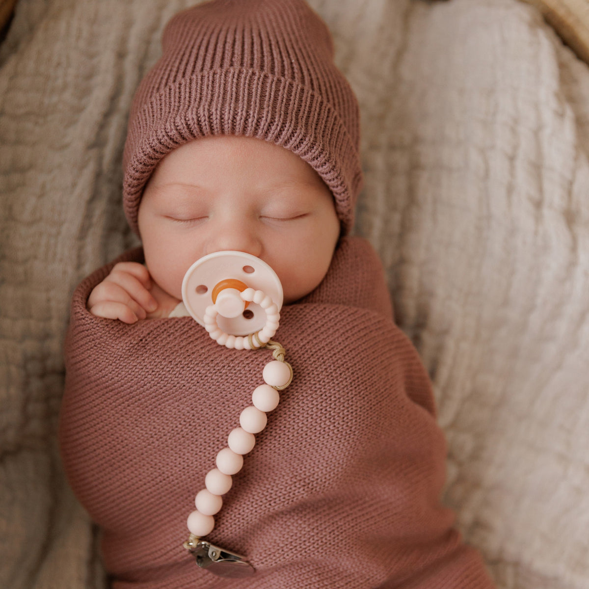 Pacifier & Matching Clip Set