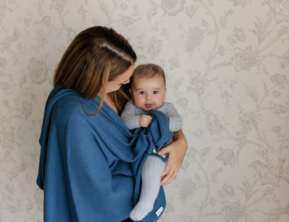 Luxe Organic Cotton Knit Baby Blanket