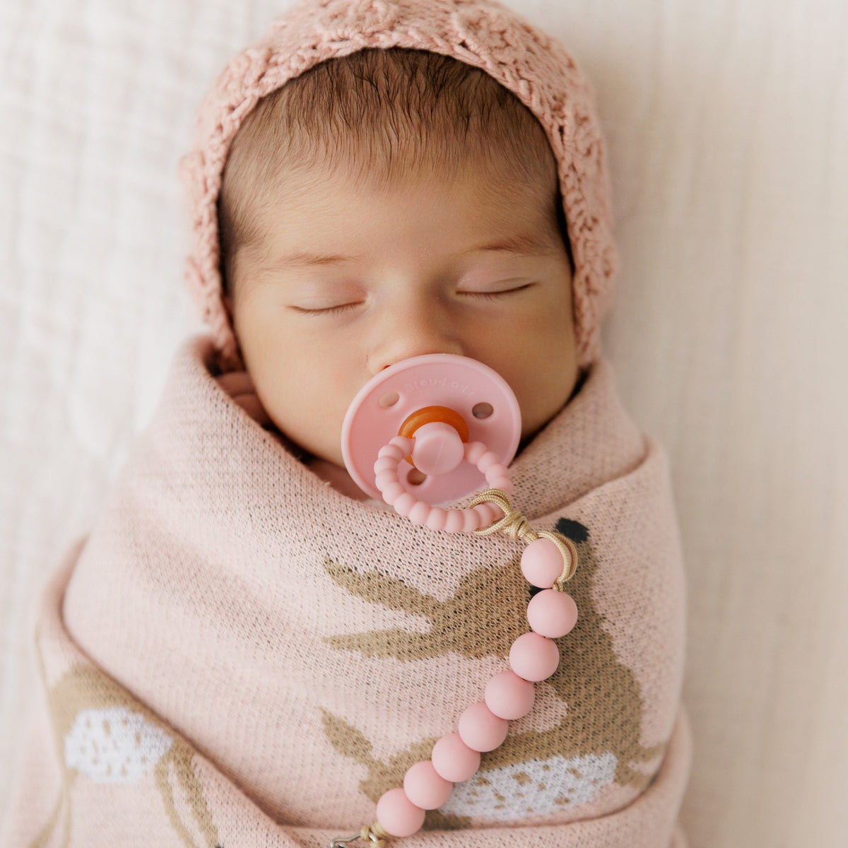 Pacifier & Matching Clip Set