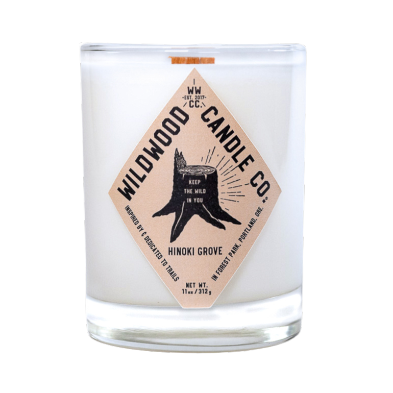 Hinoki Grove Candle - cypress, hinoki bark, black pepper