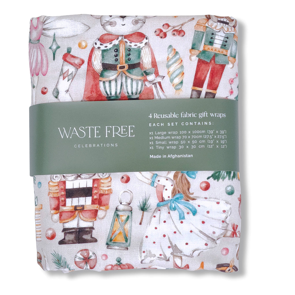 Nutcracker Fritz und freunde (4 Furoshiki Gift Wraps)