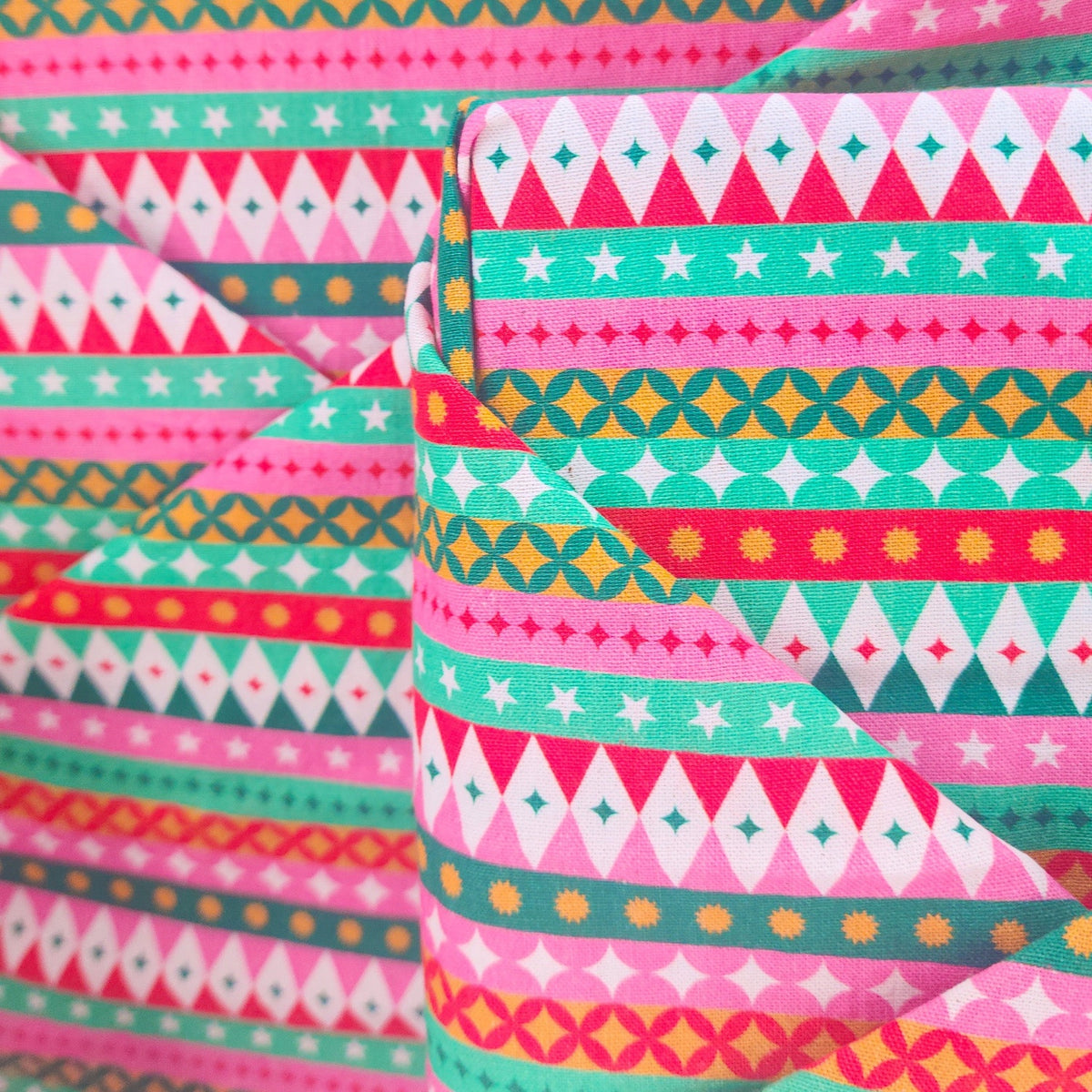 Feliz Navidad Fiesta Furoshiki Gift Wraps - Set of 4