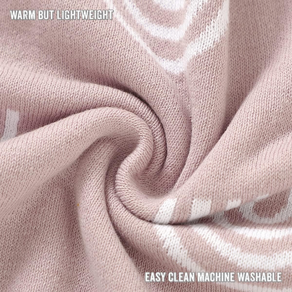 Whimsy Cotton Knit Baby Blanket