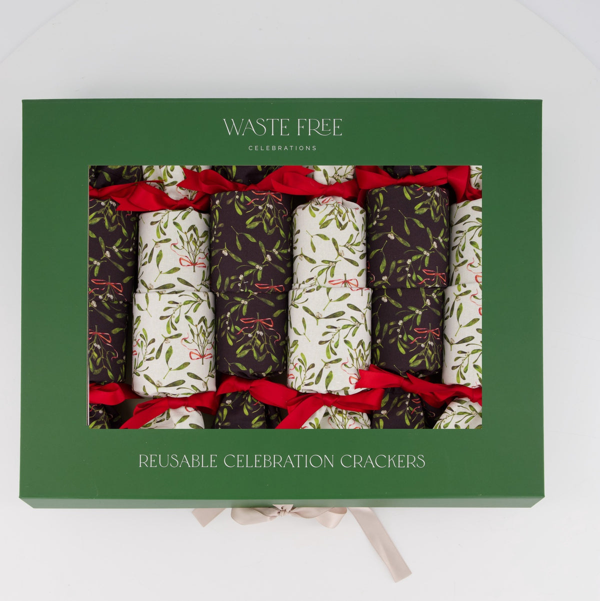 Mistletoe - Reusable Crackers - 6 Pack