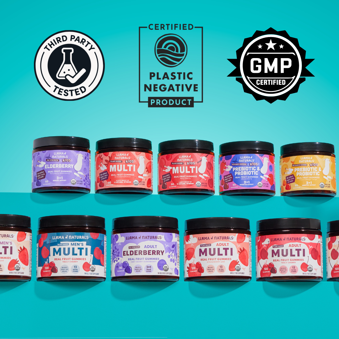 Adult Prebiotic & Probiotic Gummies, Mixed Berry (120 ct)