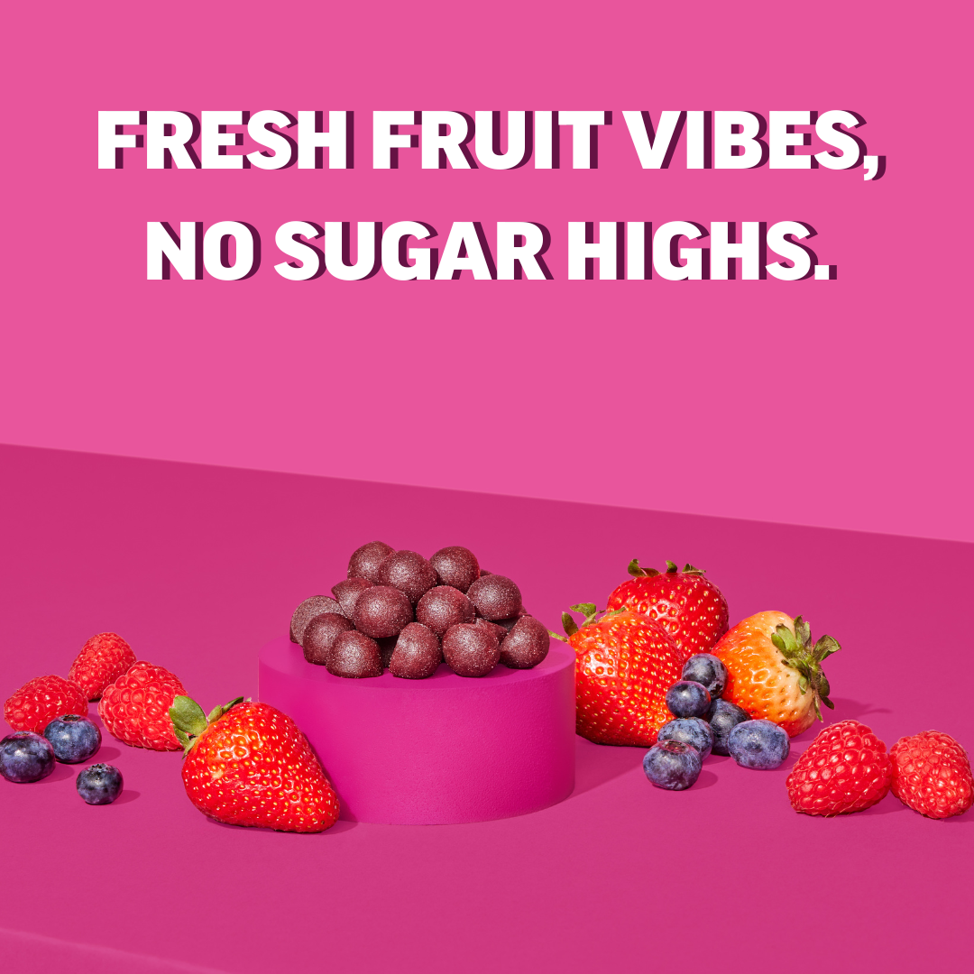 Adult Prebiotic & Probiotic Gummies, Mixed Berry (120 ct)