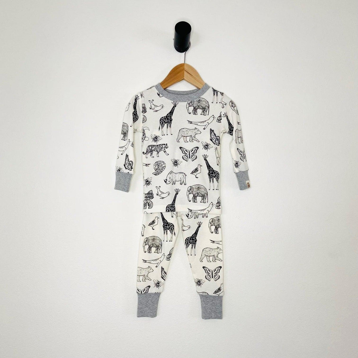 Animal Kingdom PJ set in infant-toddler sizes