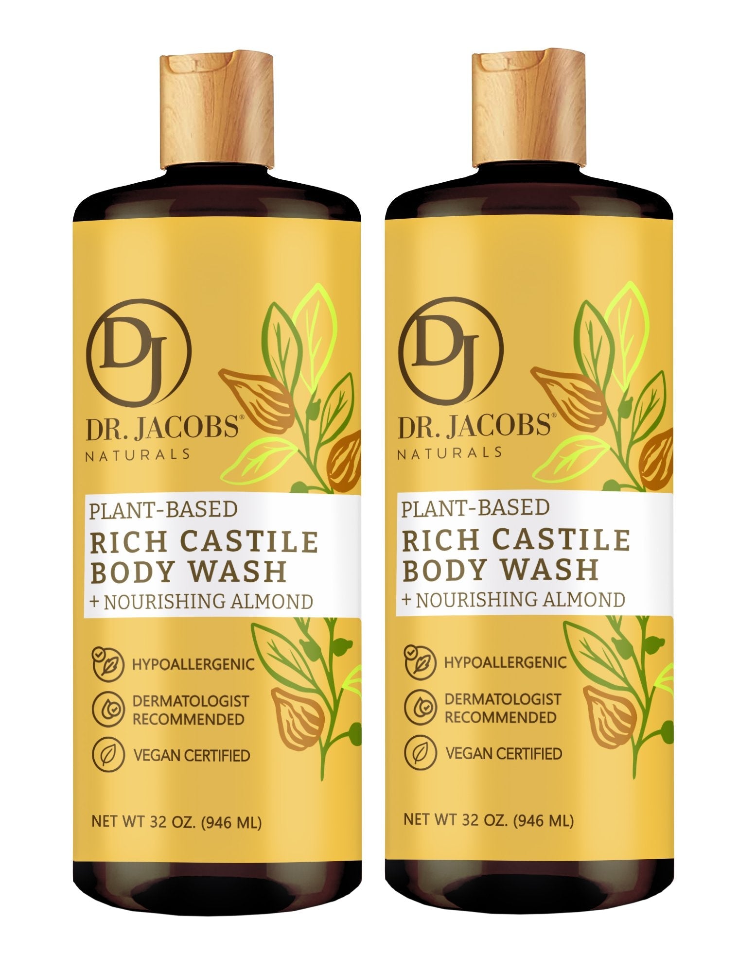 Dr. Jacobs Naturals Orange & Ginger Castile Body Wash
