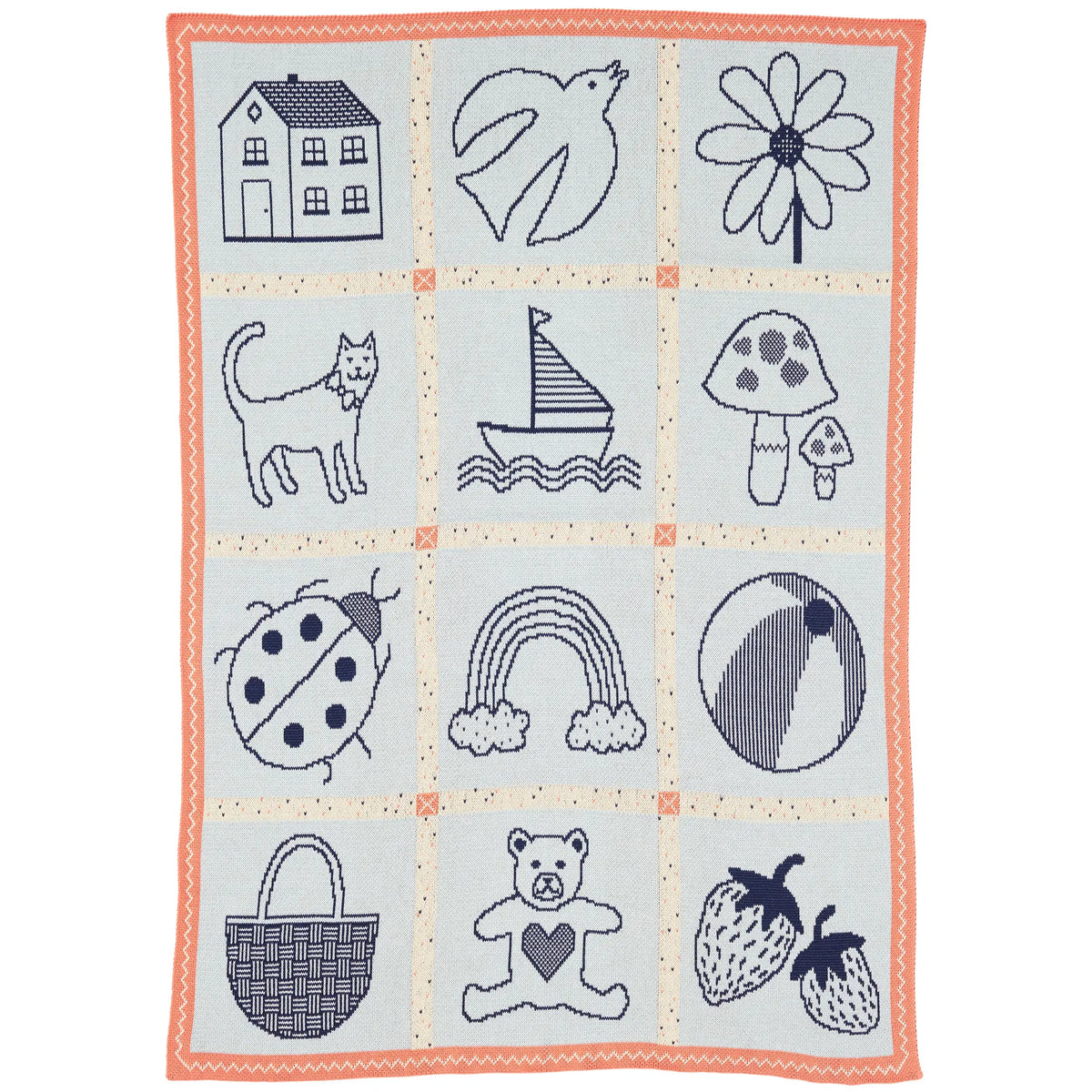 Biquette Baby's Things Knit Midi Blanket - Artist Collection