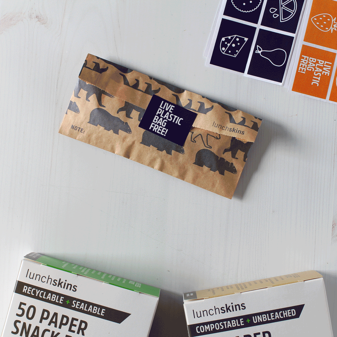 Compostable Paper Snack Bags
