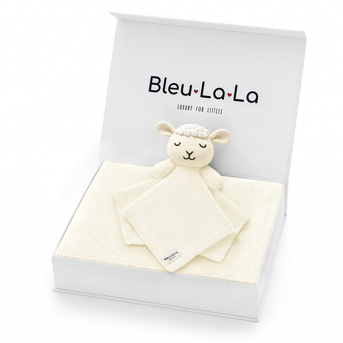 Organic Cotton Baby Blanket & Lovey Gift Set