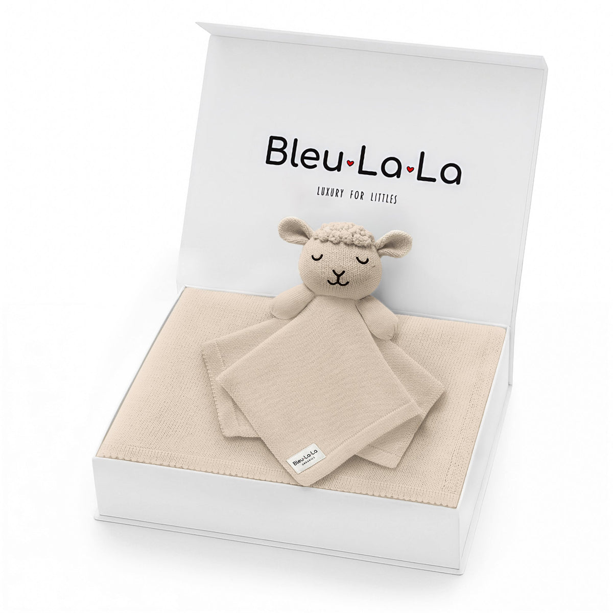 Organic Cotton Baby Blanket & Lovey Gift Set