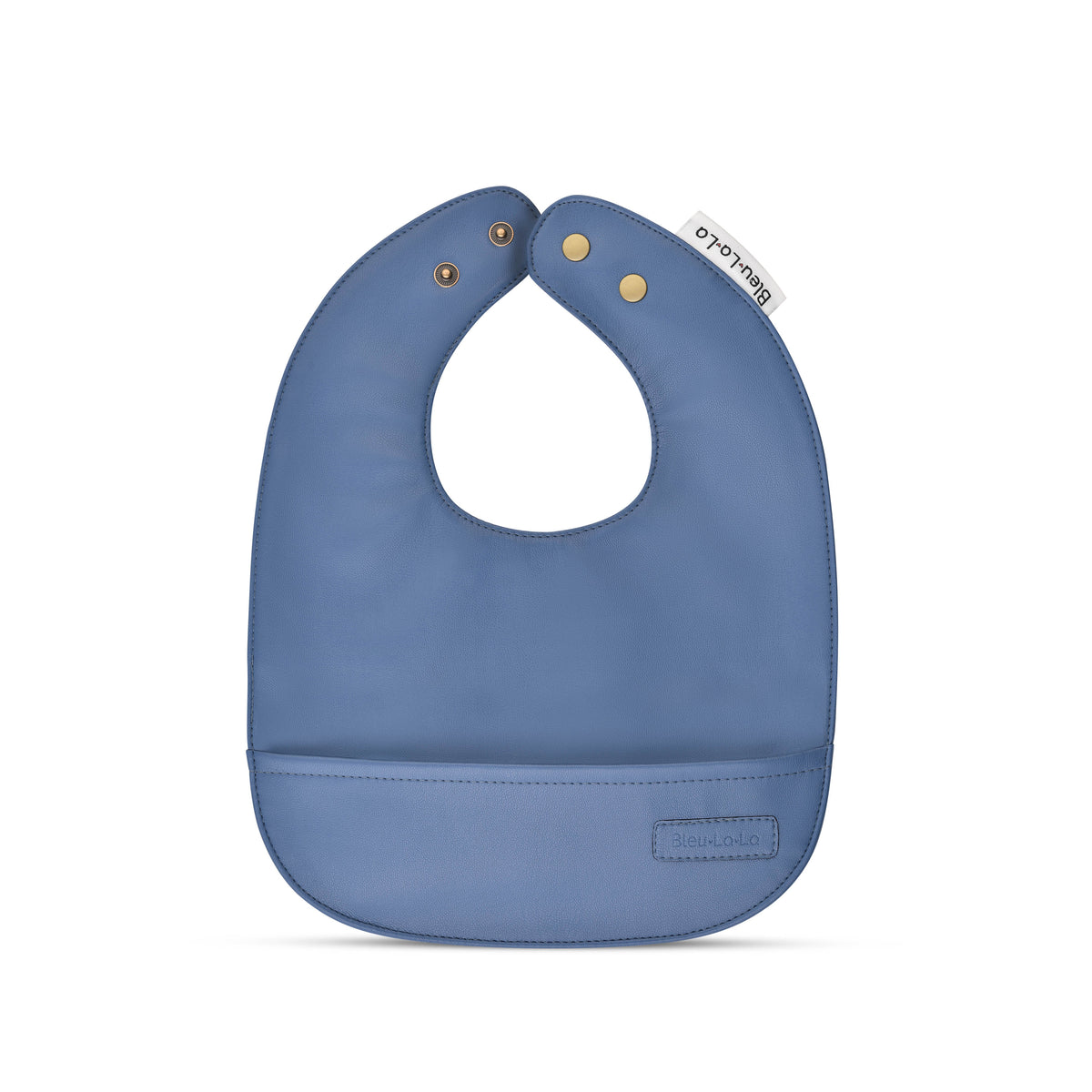 Classic Baby Bib - Steel Blue
