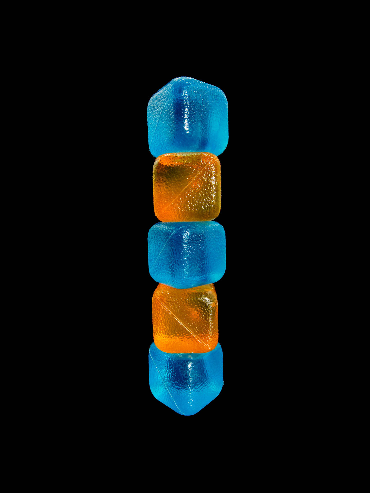 Reusable Ice Cubes Blue & Orange