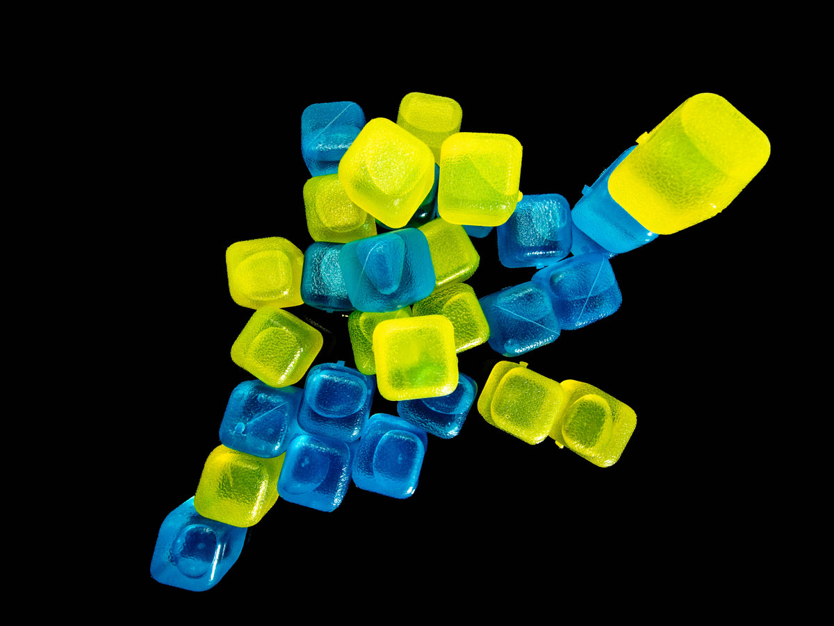 Reusable Ice Cubes Blue & Yellow
