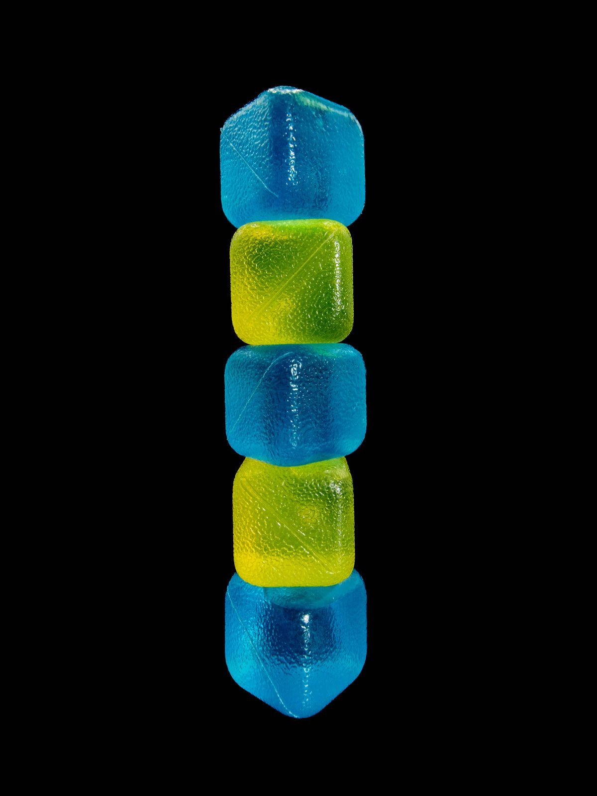 Reusable Ice Cubes Blue & Yellow