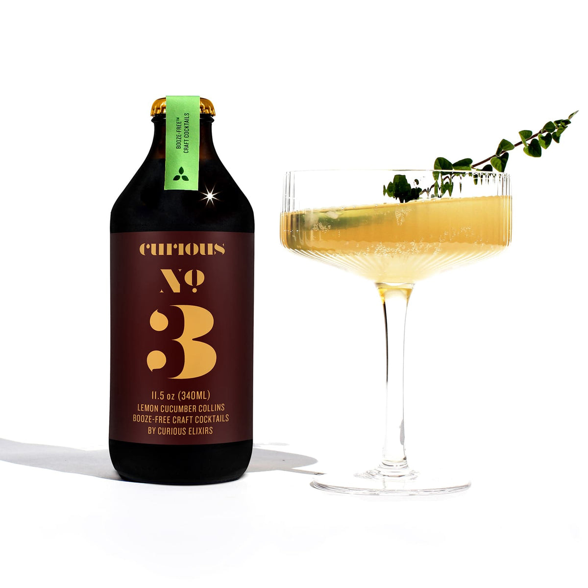 Curious Elixir No. 3 Booze-Free Cocktails