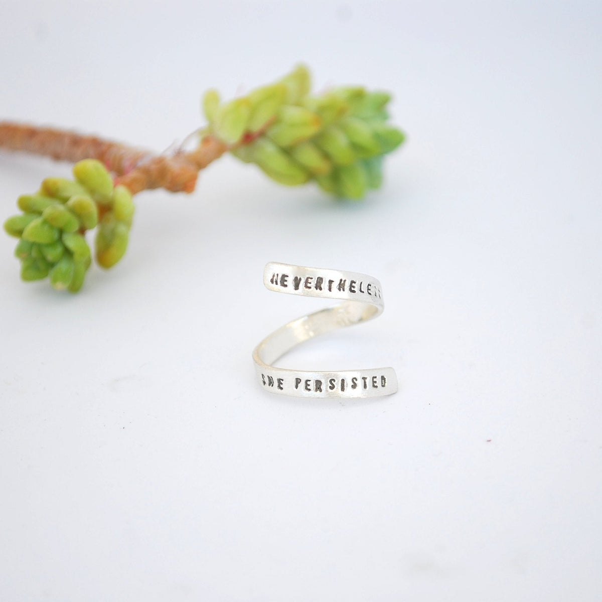 Nevertheless She Persisted - Wrap Ring