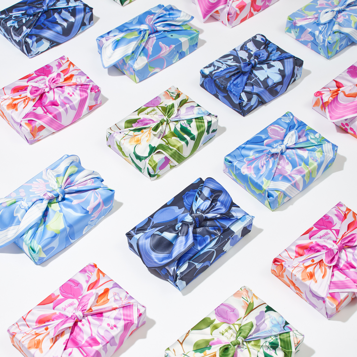 Furoshiki Gift Wrap by Danni Ha - 28", Recycled Polyester