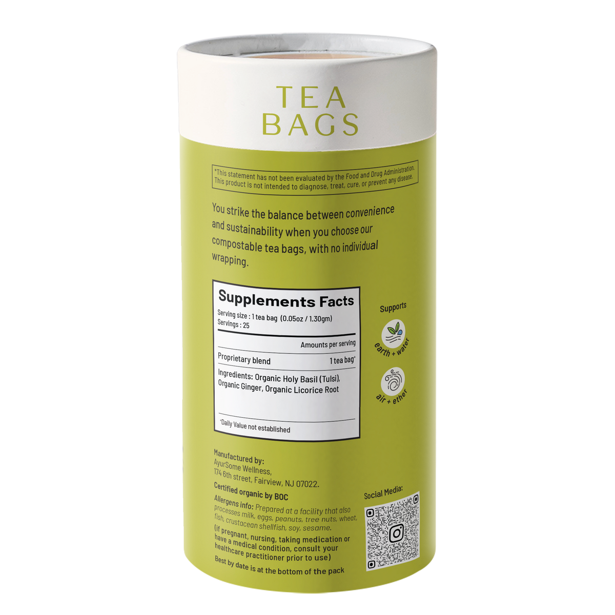 Deconges Tea | Organic Holy Basil Tea Blend