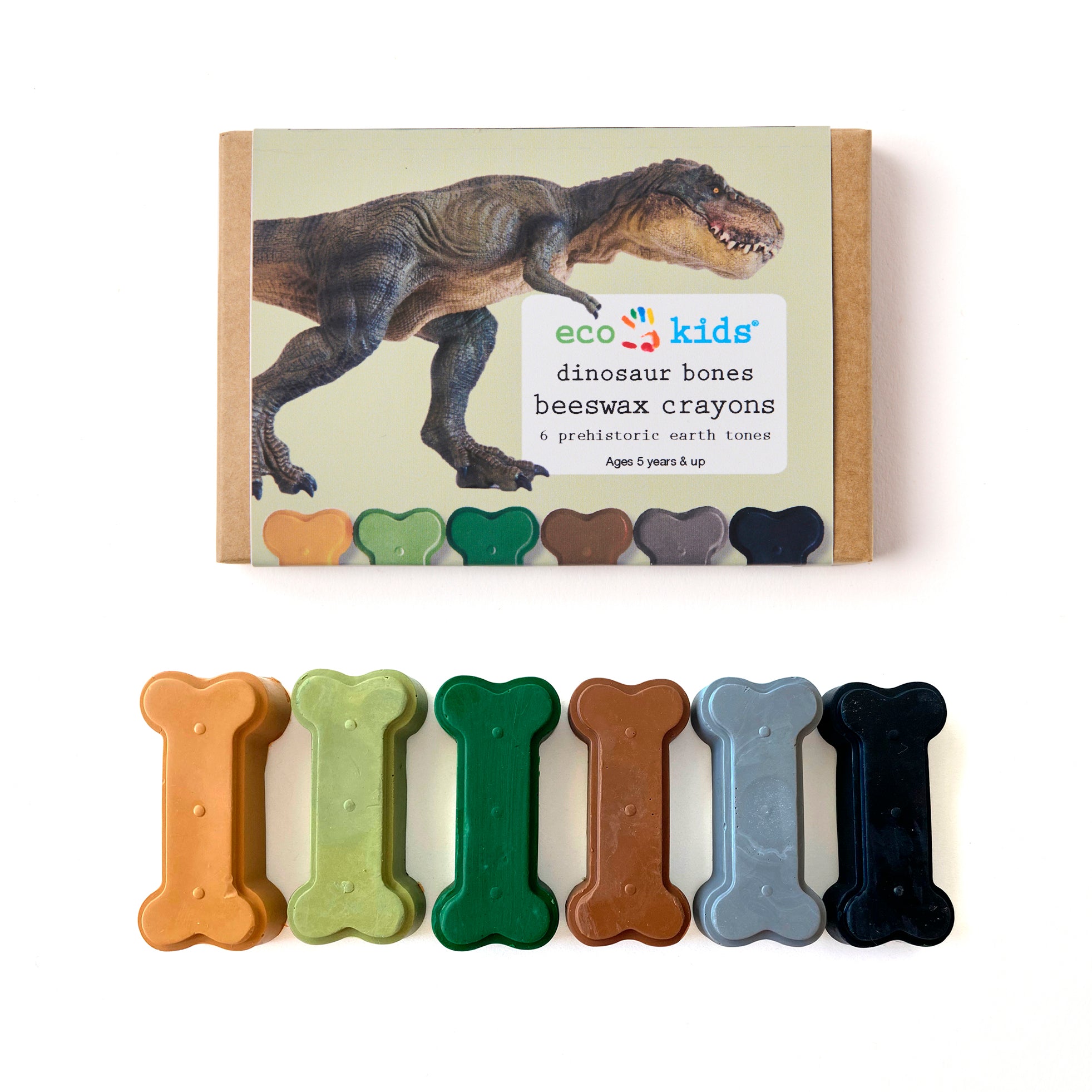 Dinosaur Bones Beeswax Crayons