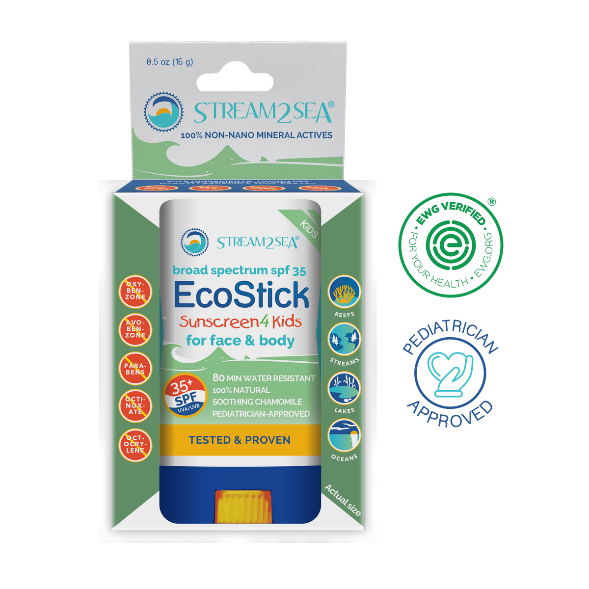 EcoStick Zinc Sunscreen For Kids