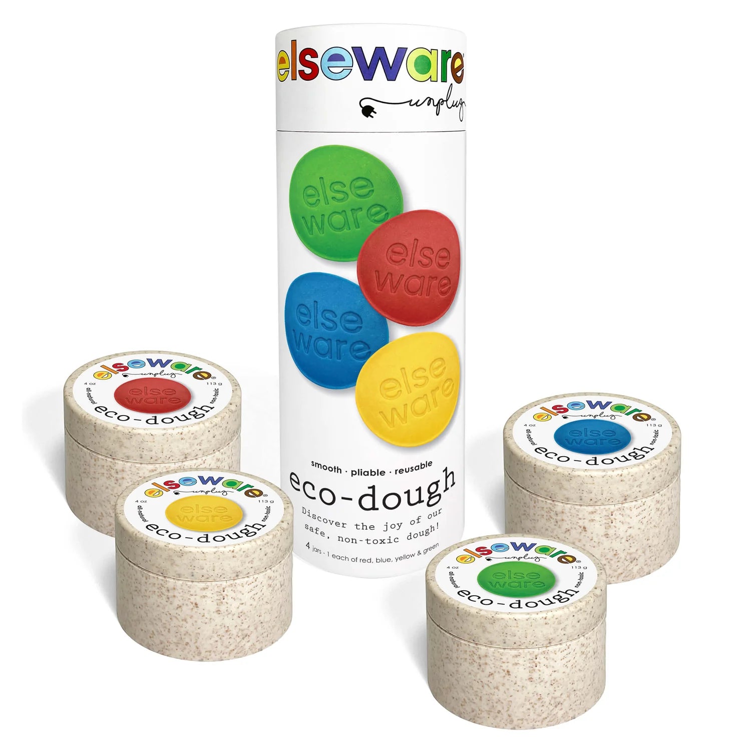 Eco-Dough (4 pk) - Eco-Friendly Play dough