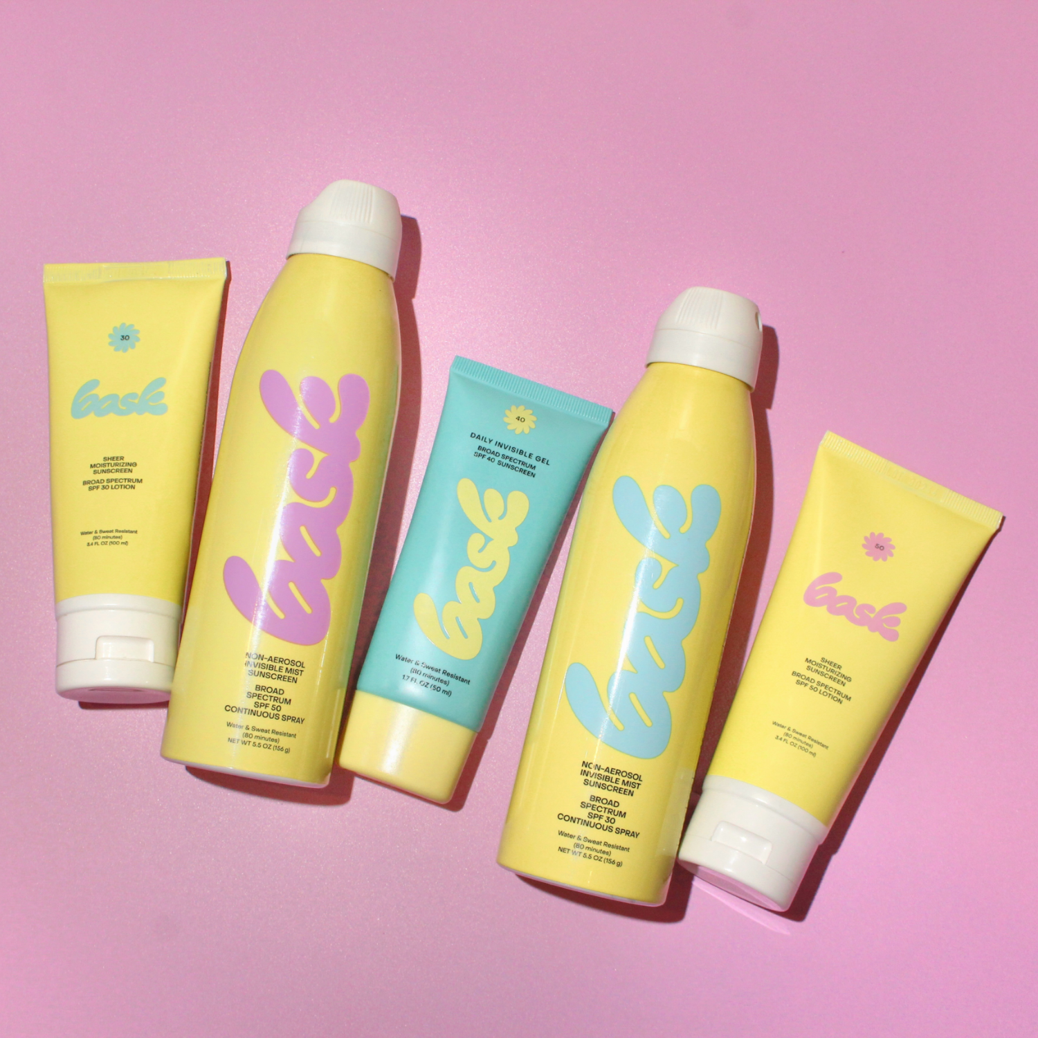 Bask Suncare The Fab Five - Complete Sun Care Bundle