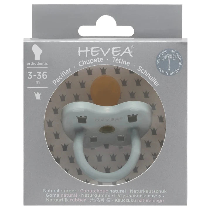 Grey Orthodontic Natural Rubber Pacifier