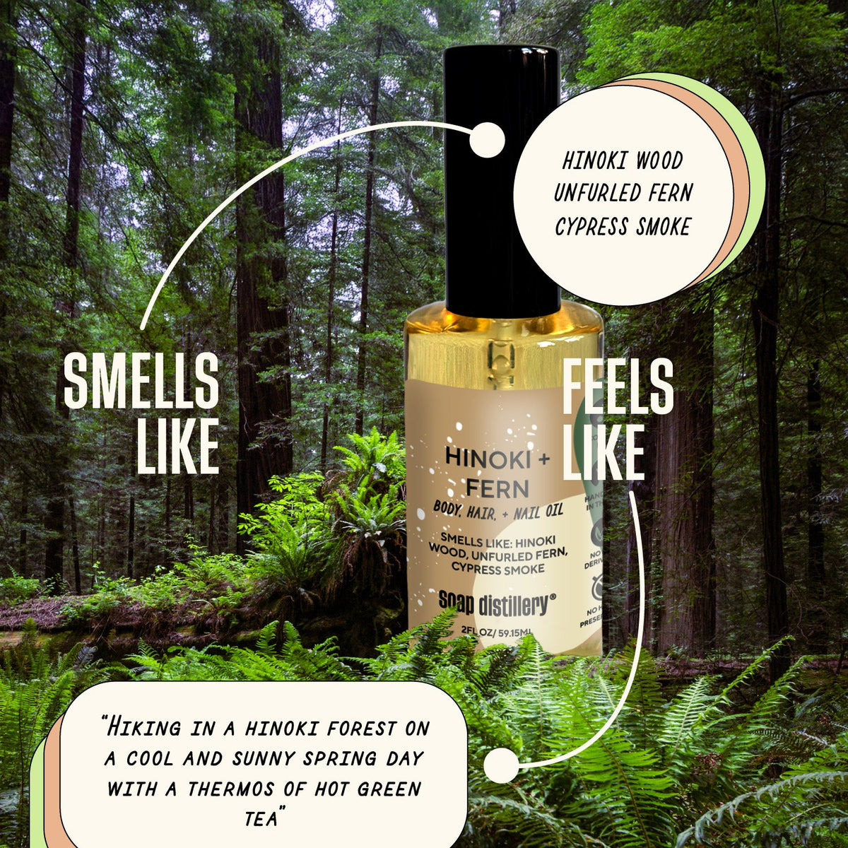 Hinoki + Fern Botanical Body Oil
