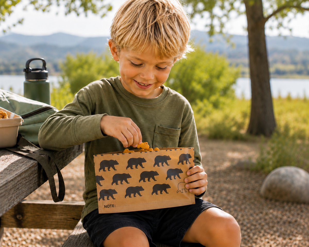Compostable Paper Snack Bags