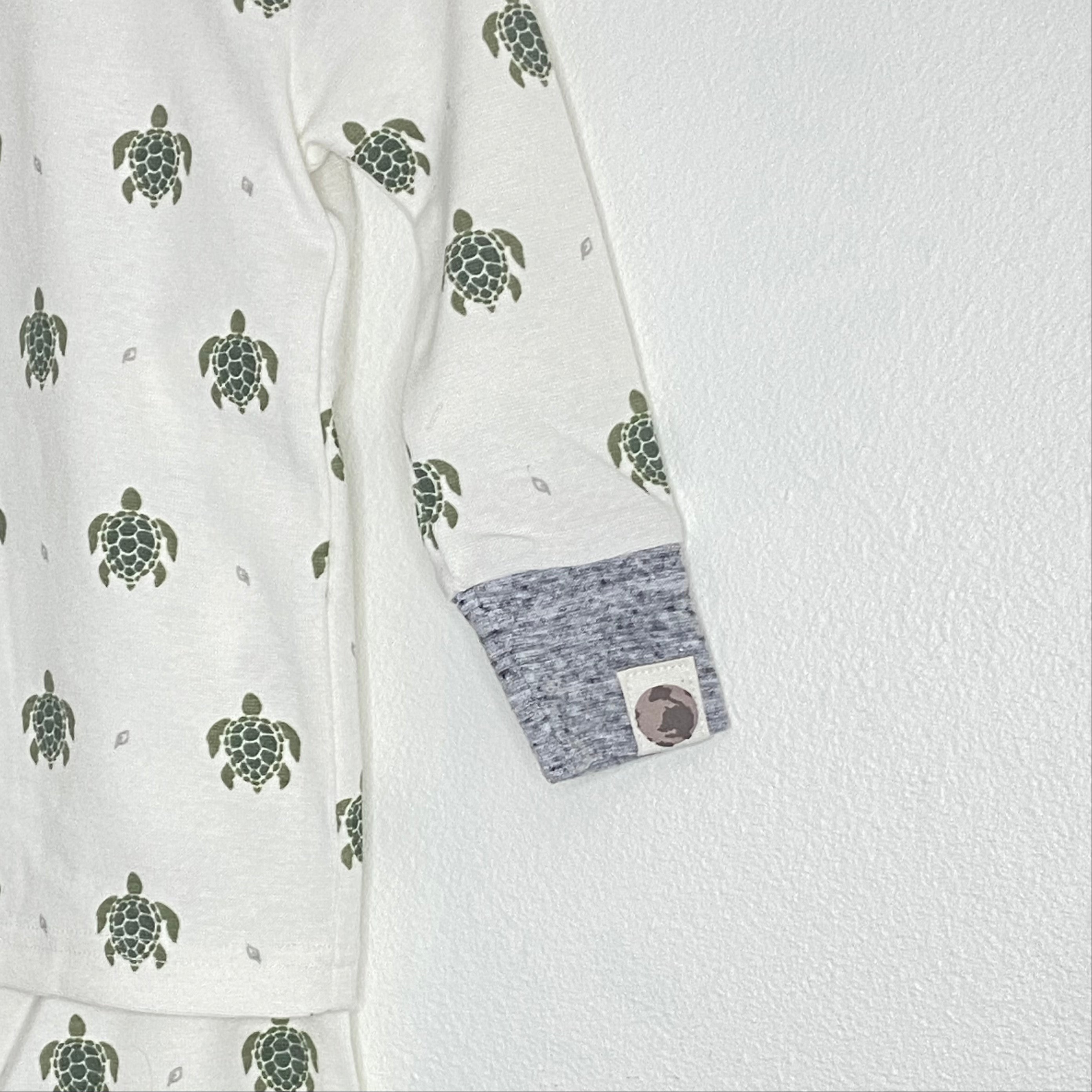 Sea Turtle print 2pc infant/toddler tight fitting pajama set - NEW for Spring 25