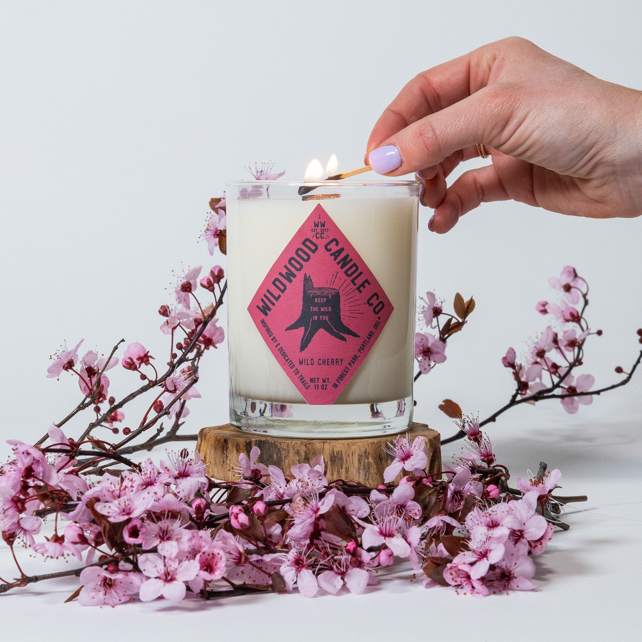 Wild Cherry Soy Candle – 11oz
