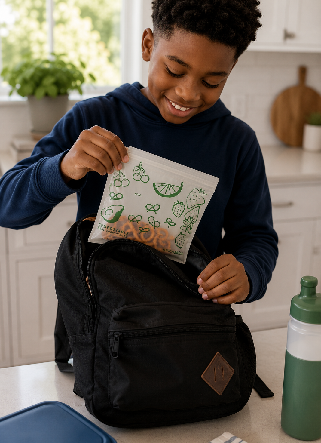 Ziptop Compostable Freezer-Safe Snack Storage Bags