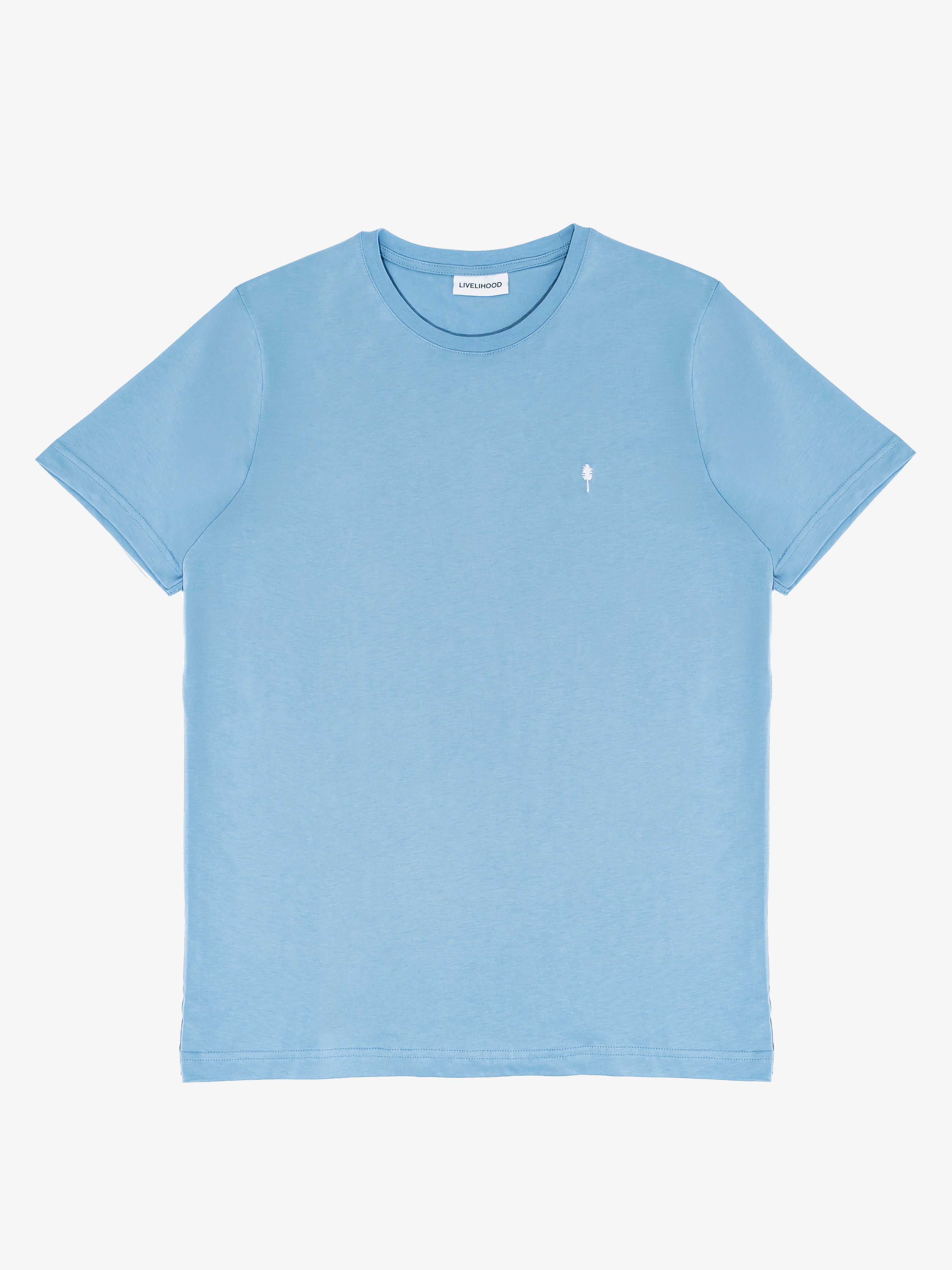 Everyday Tee – Soft & Sustainable in Glacier Blue