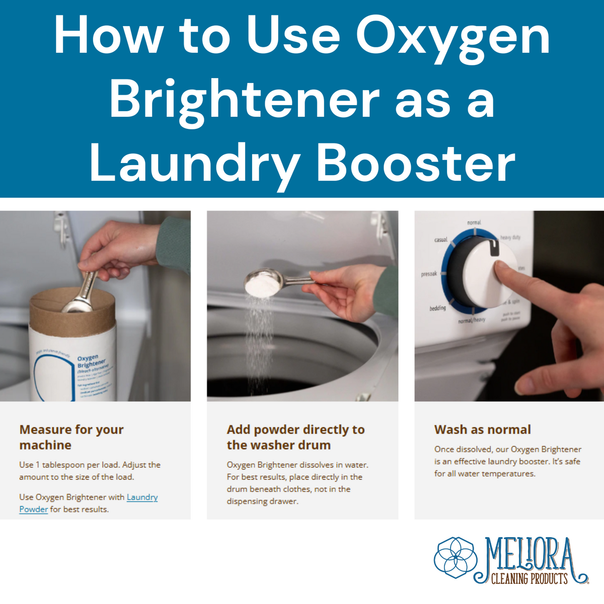 Oxygen Brightener Laundry Booster