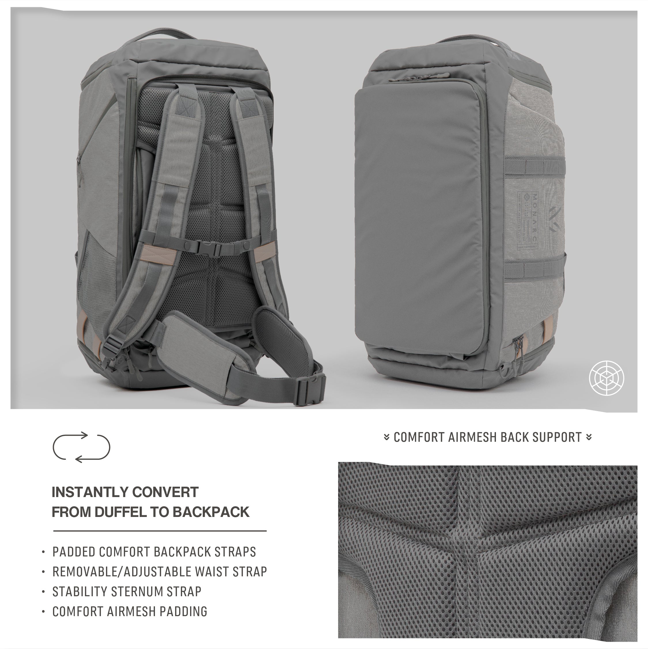 40L Duffel Backpack