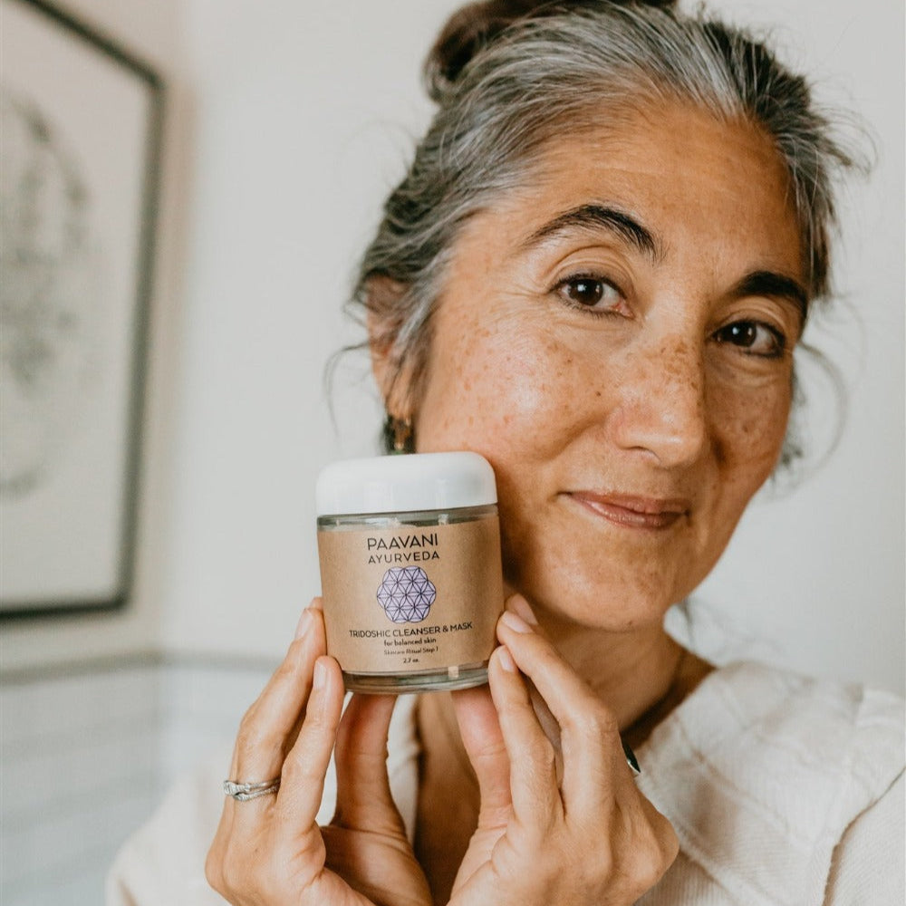 Tridoshic Cleanser & Mask | Ayurvedic Cleansing Grains for Balanced, Radiant Skin
