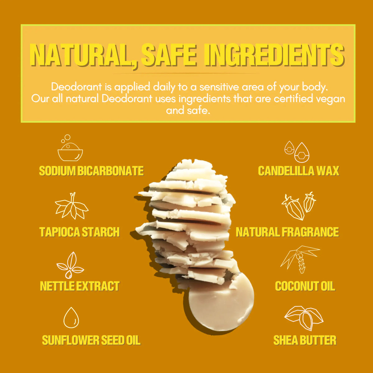 Vanilla Sky Deodorant- Vegan, Aluminum Free