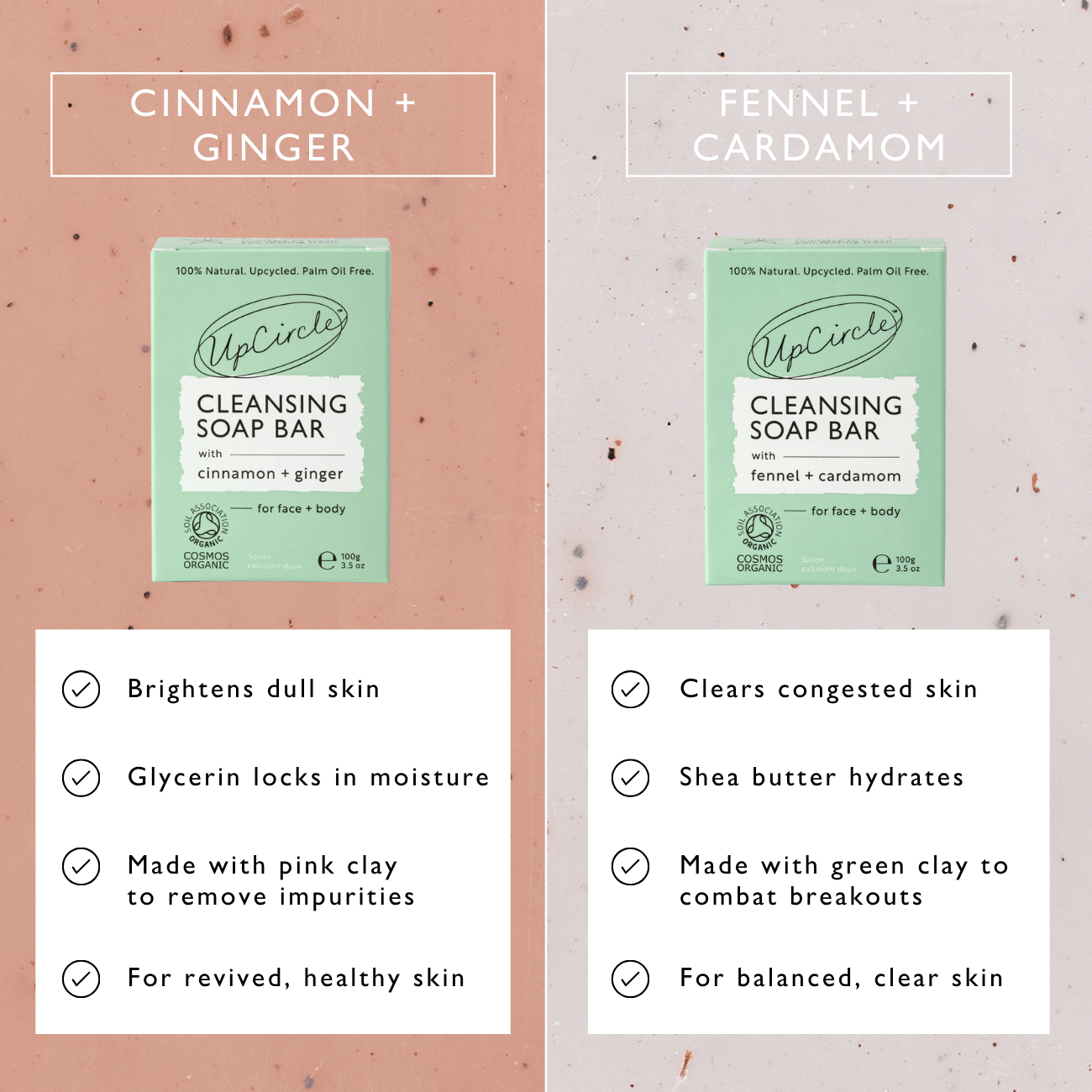 Cinnamon + Ginger Cleansing Bar