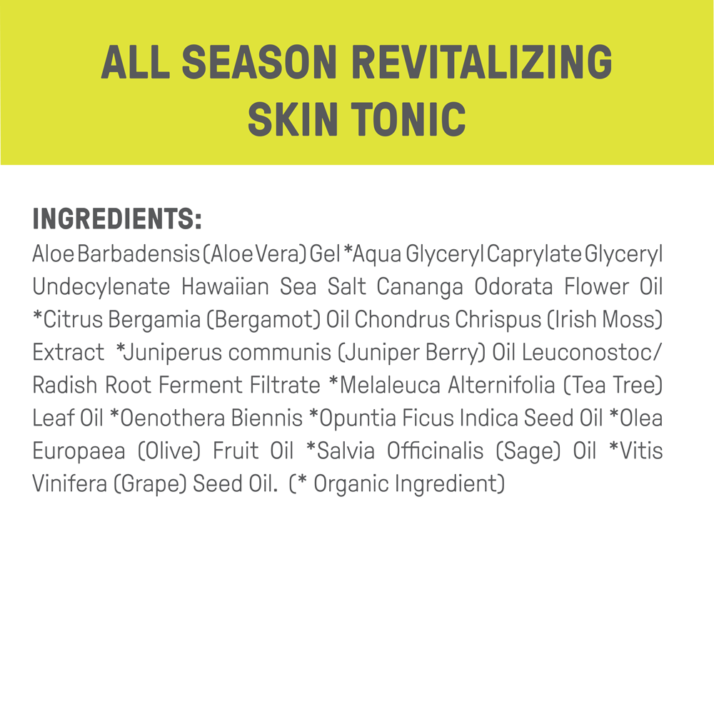 All Season Revitalizing Skin Tonic